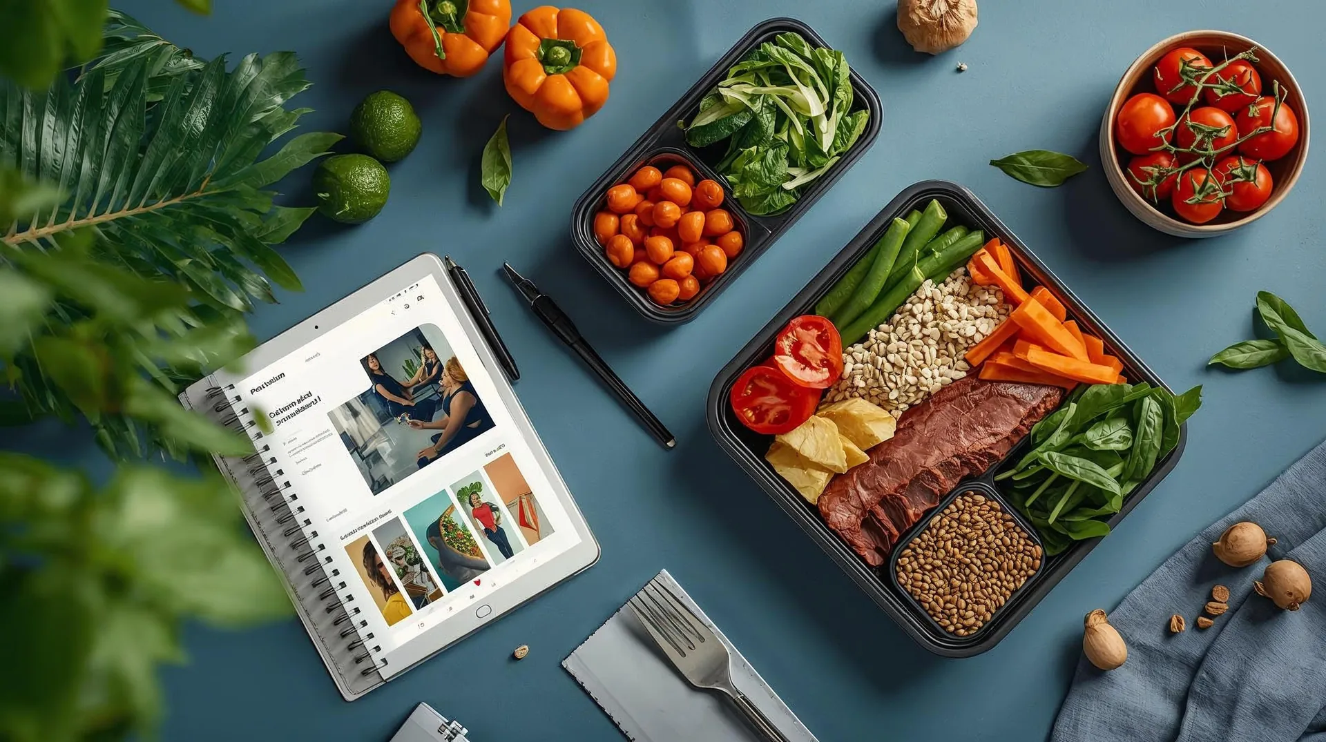 A balanced meal representing habit-focused nutrition guidance in Wylie